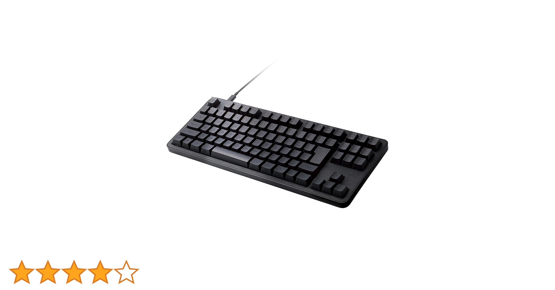 エレコム メカニカルキーボード Leggero TK-MC30UKPBK 有線メカニカルテンキーレスキーボード | エレコムダイレクト